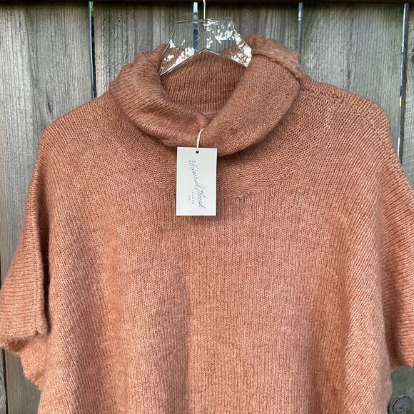 NWT Universal Thread Women's Knit Cowl Neck Sweater Pullover Orange Medium - Picture 9 of 9